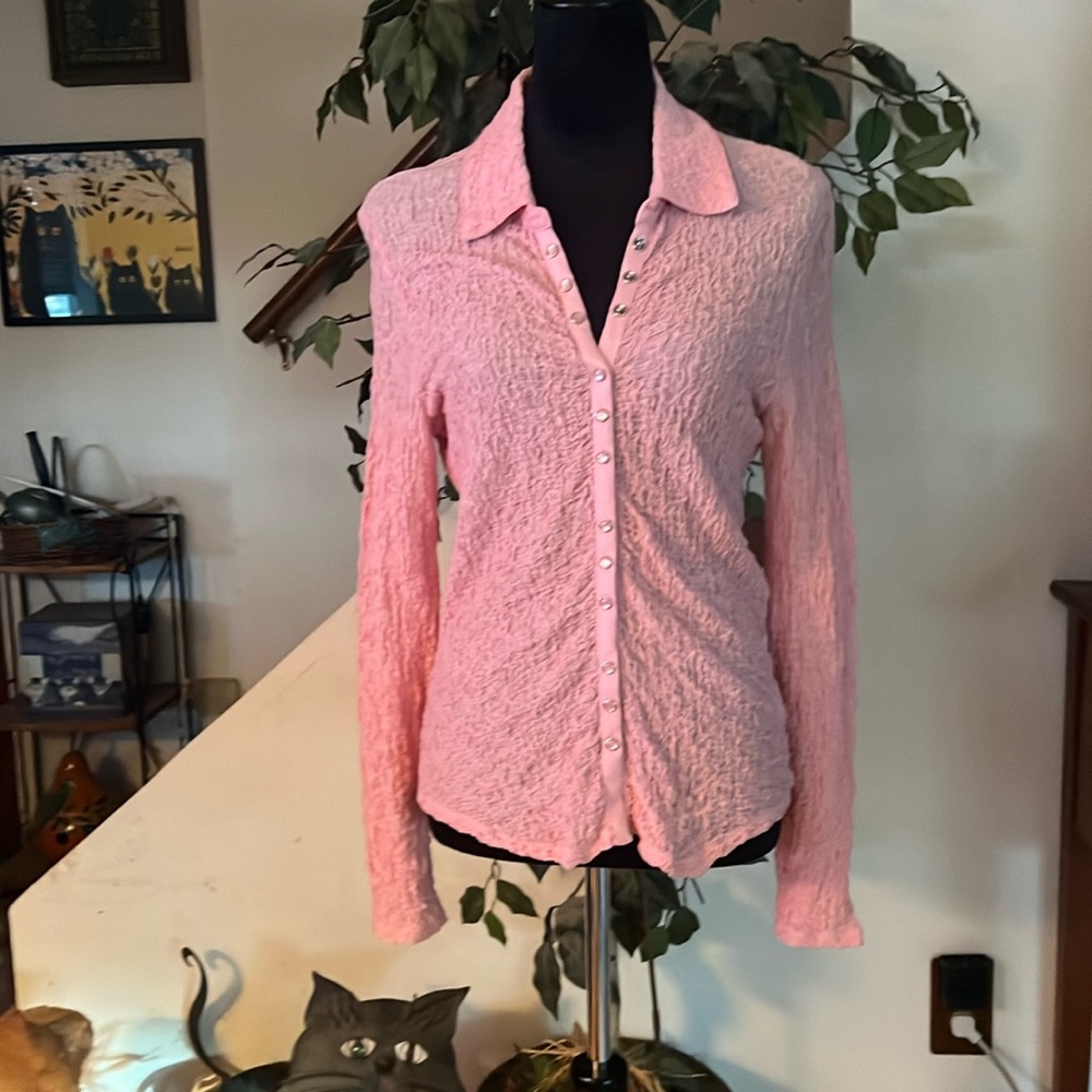 J. Jill blouse, pink, petite small